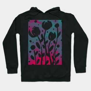 Whimsical watercolor flowers – multicolor Hoodie